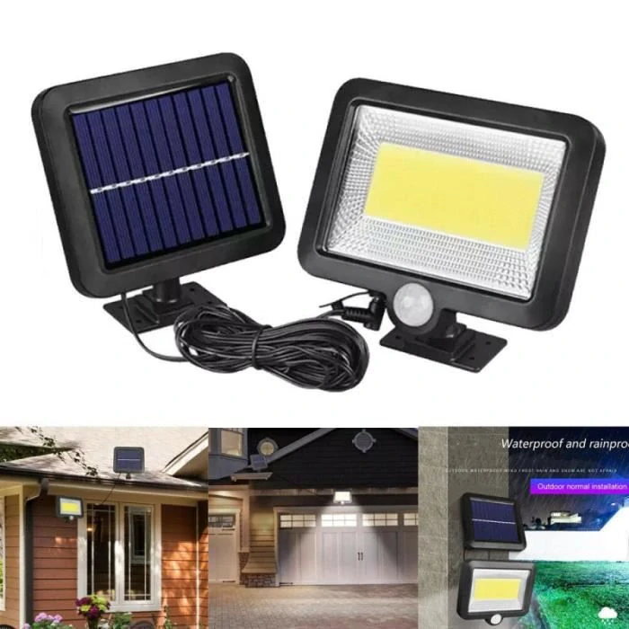 SOLAR PIR100COB Solární reflektor s PIR čidlem