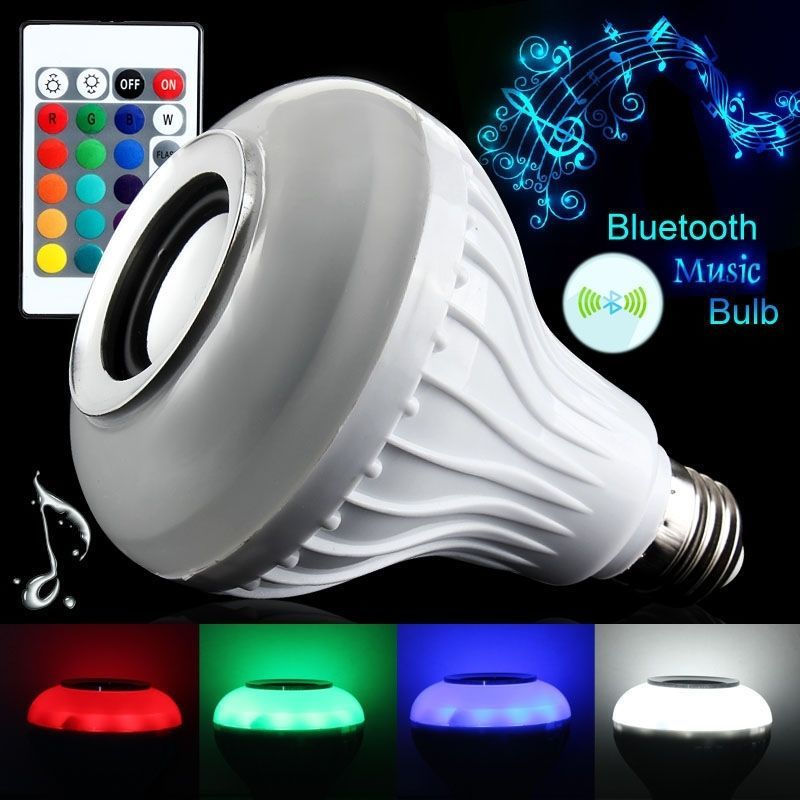 Light LED žárovka E27 7W RGB Bluetooth, Speaker
